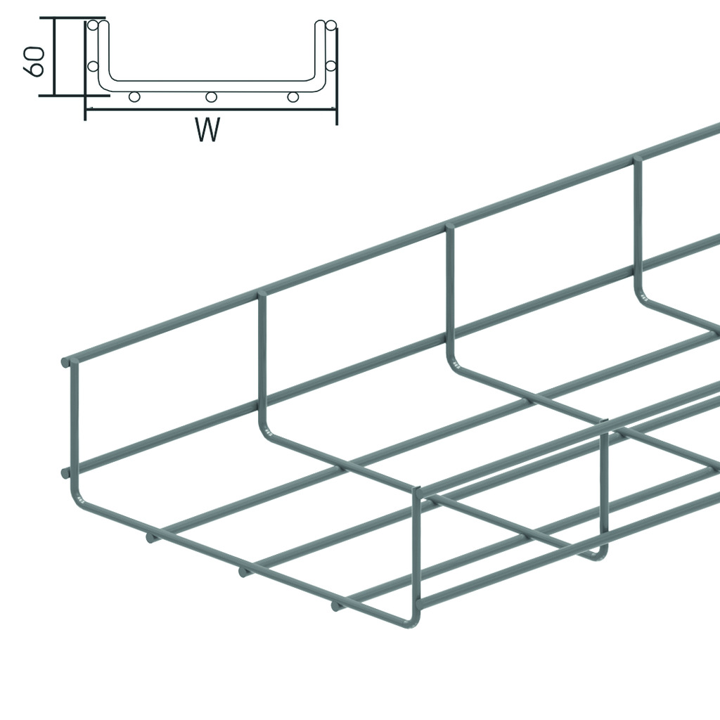 Chemin de cable extérieur 10 cm (H:6cm, L:3M)