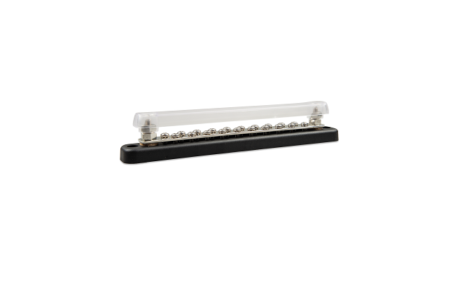 Victron Busbar 150A 2P with 20 screws +cover
