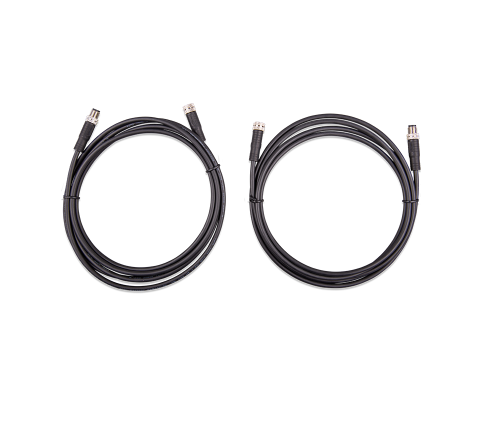 Victron M8 circular connector Male/Female 3 pole cable 5m (bag of 2)