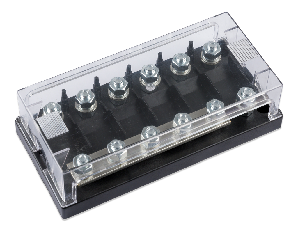 Victron Six-way fuse holder for Mega-fuse with busbar (250A)