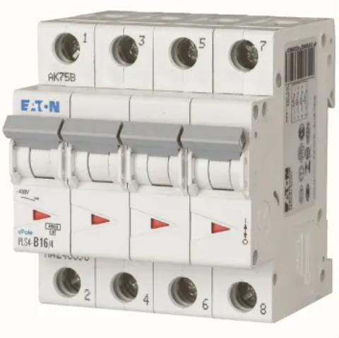 Disjoncteur EATON - 4P 16A - Courbe C - 4,5kA