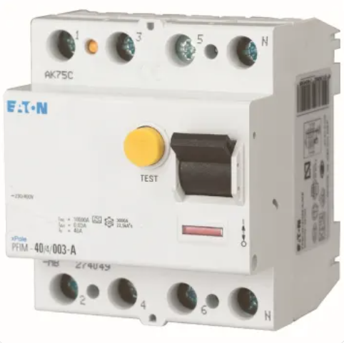 Différentiel EATON - 4P 63A - 300mA - Type A