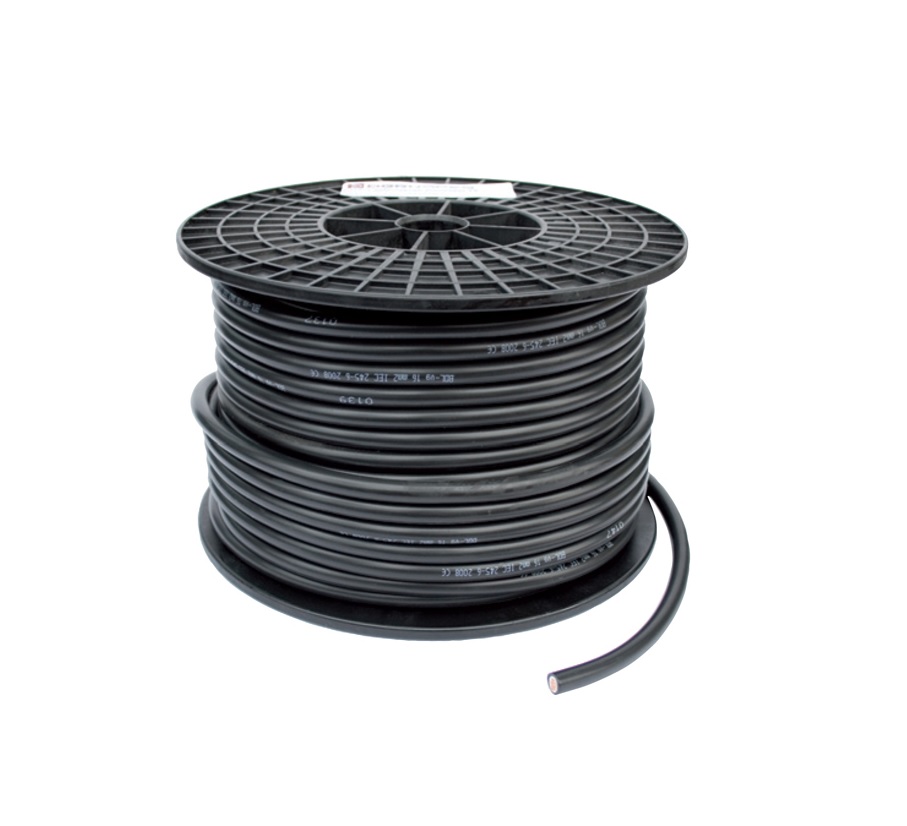 Cable dc batterie noir 50² au mètre (€ / M)