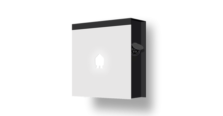 SMAPPEE - EV Wall White EV Wall White mounted charger 1 or 3- Phase up to 22 kW with socket