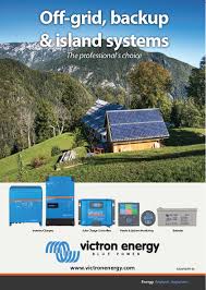 Victron poster A2-Off-grid, back-up/Island systems EN-5 pcs