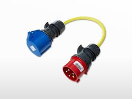 Victron Adapter Cord 32A/3 to single ph.-CEE Plug 5P/CEE Coupling 3P 