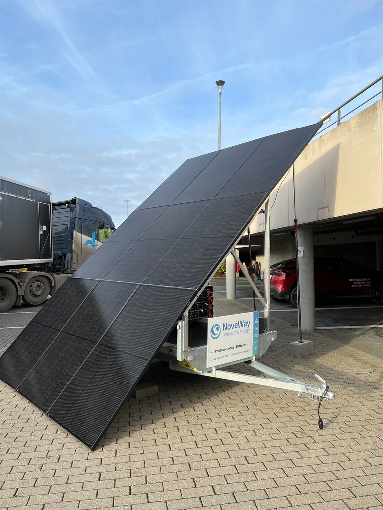 Location remorque solaire 