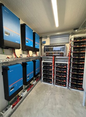 Installation batteries 