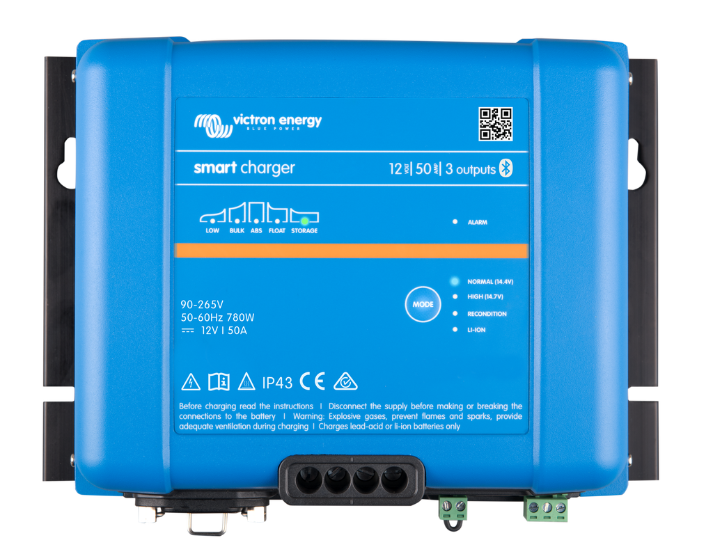 Victron Smart IP43 Charger 12/50(3) 120-240V