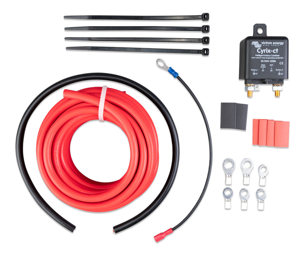 Victron Cyrix-ct 12/24V-120A Battery Combiner Kit Retail