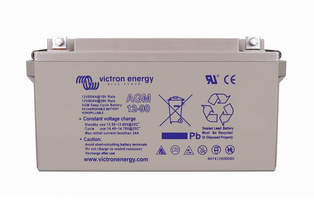 Victron 12V/90Ah AGM Deep Cycle Batt.