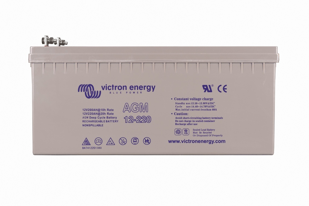 Victron 12V/220Ah AGM Deep Cycle Batt.