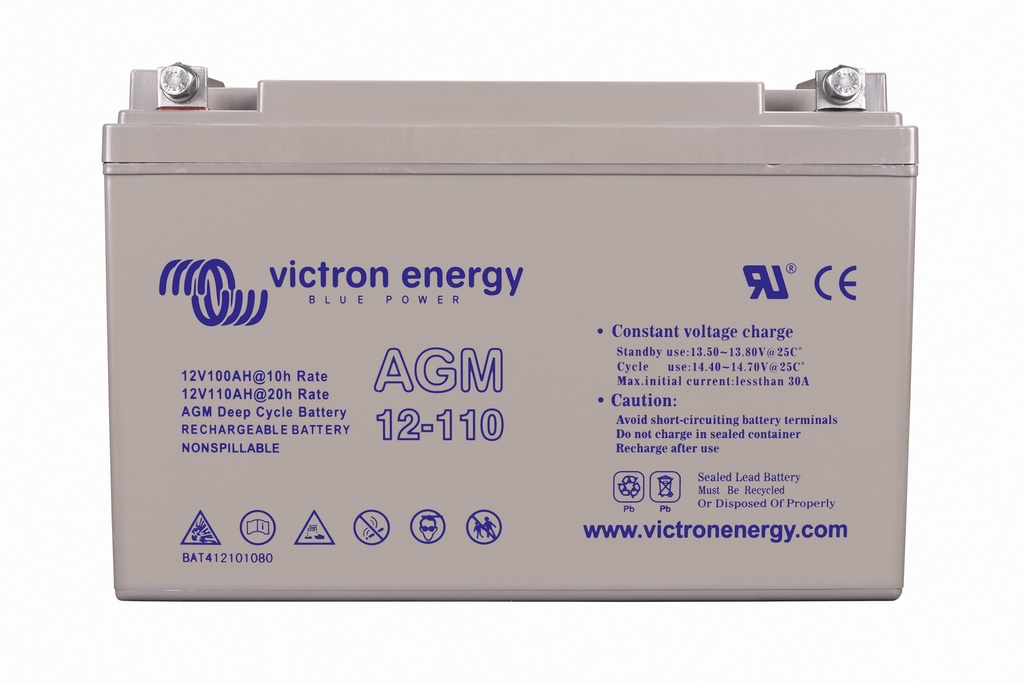 Victron 12V/110Ah AGM Deep Cycle Batt. (M8)
