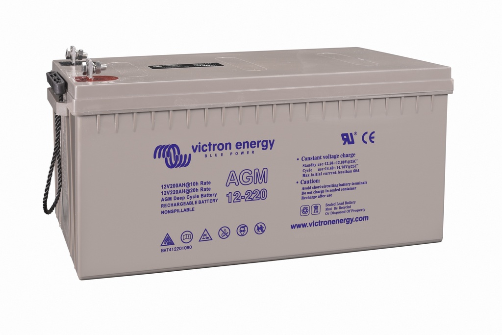 Victron 12V/200Ah AGM Telecomm Batt. (M8)