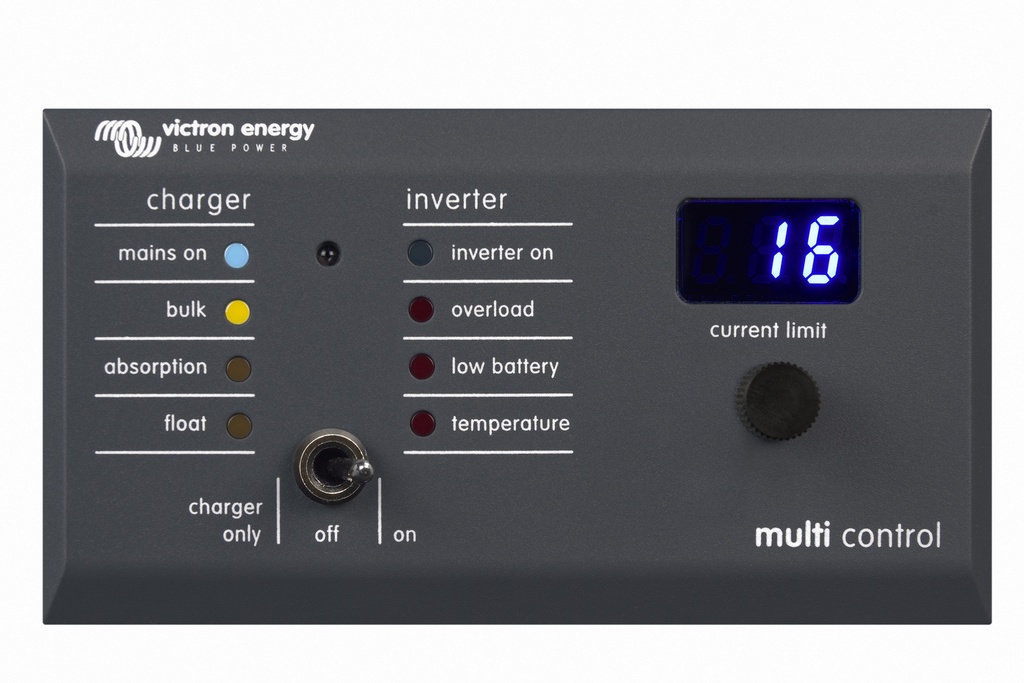 Victron Digital Multi Control 200/200A GX (Right Angle RJ45) Retail