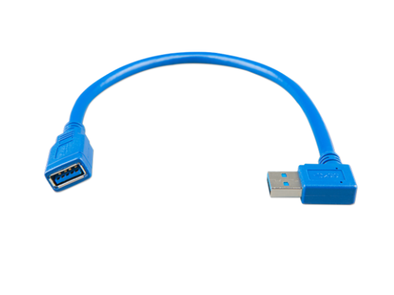 Victron USB extension cable 0,3m one side right angle
