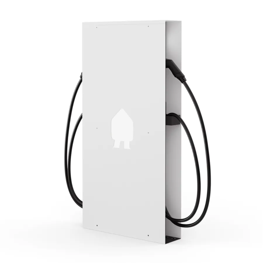 SMAPPEE - EV Dual Base 2 x 22 kW avec câble, Blanc