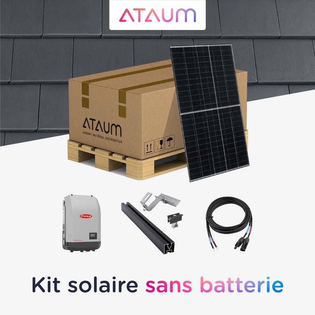 Kit Solaire 8,6 kWc - Tuile - Triphasé 400