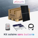 Kit Solaire 3,5 kWc - Toiture Plate - Triphasé 400