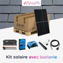 Kit Solaire 3,5 kWc - 4,8 kWh - Ardoise - Triphasé