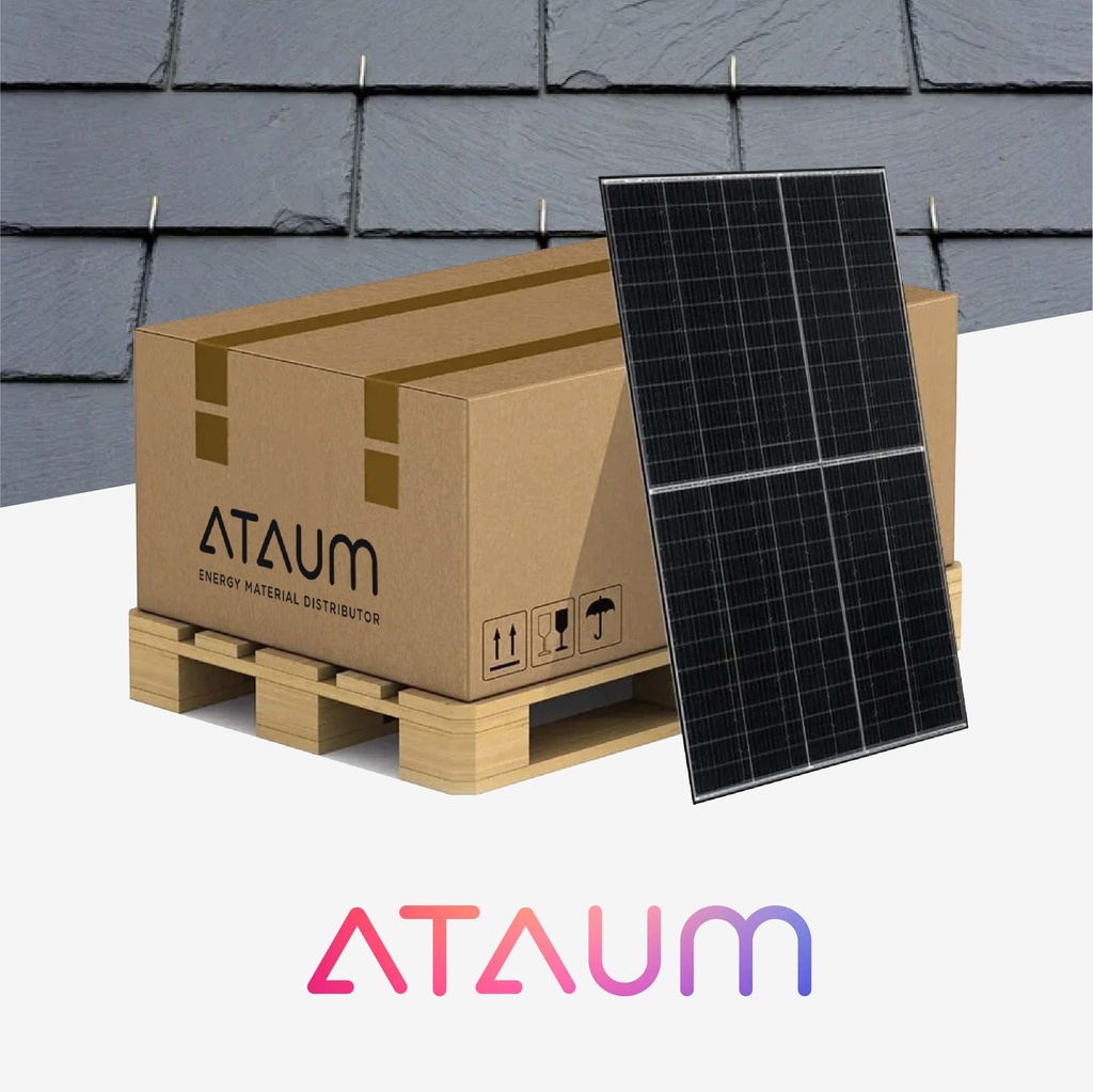 Kit Off-grid 18 kVA - 38,4 kWh - Ardoise - Triphasé 400