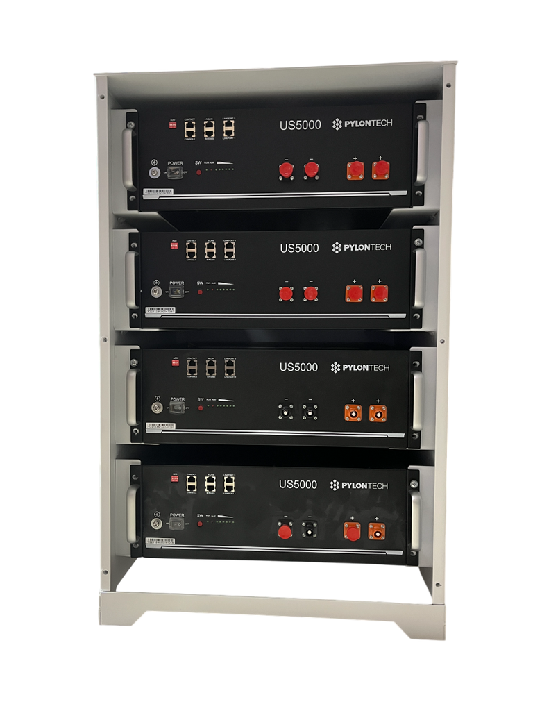 Ataum Armoire rack noir pour batterie lithium 19u Pylontech