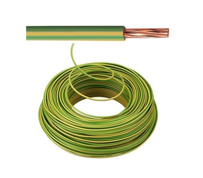 [10ab145] CÂBLE 6MM² terre 100 M TUV H07Z1-K