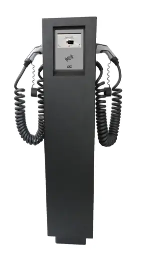 [POLEPRO-X2-32-3-CLOUD-F] V2C - TRYDAN PRO (3x400+N, Câble de charge 5m, -, Détecteur de fuites DC, -, Sans compteur MID)