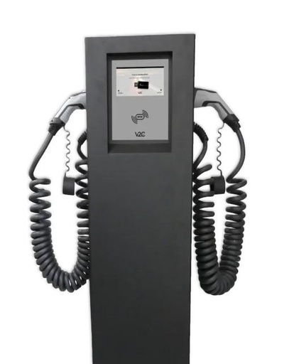 [POLEPRO-X2-32-3-CLOUD-F] V2C - TRYDAN PRO (3x400+N, Câble de charge 5m, -, Détecteur de fuites DC, -, Sans compteur MID)