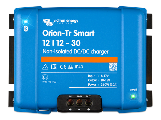 [ORI121222120] Victron Orion-Tr Smart 12/12-30A (360W) Non-isolated DC-DC charger