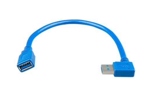 [ASS060000100] Victron USB extension cable 0,3m one side right angle 
