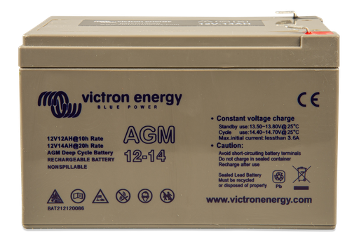 [BAT212120086] Victron 12V/14Ah AGM Deep Cycle Batt. 