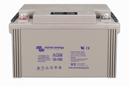 [BAT412121084] Victron 12V/130Ah AGM Deep Cycle Batt. 