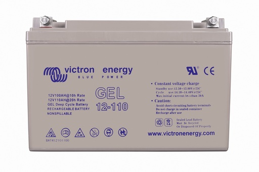 [BAT412101104] Victron 12V/110Ah Gel Deep Cycle Batt. 