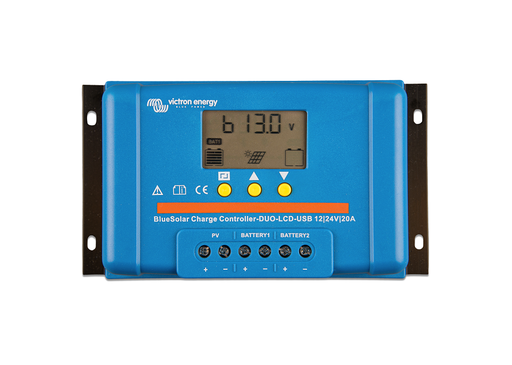 [SCC010020060] Victron BlueSolar PWM DUO-LCD&USB 12/24V-20A