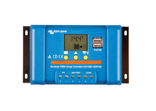 [SCC010005050] Victron BlueSolar PWM-LCD&USB 12/24V-5A