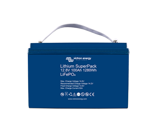 [BAT512110710] Victron Lithium SuperPack 12,8V/100Ah (M8) High Current