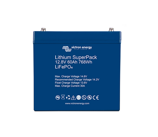 [BAT512060705] Victron Lithium SuperPack 12,8V/60Ah (M6)