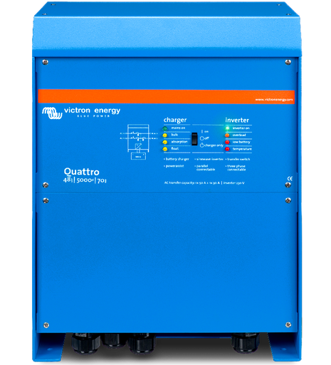 [QUA483100100] Victron Quattro 48/10000/140-100/100 120V VE.Bus