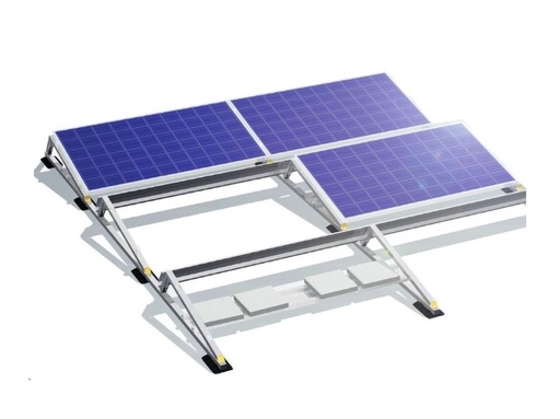 [10ab684] Structure Sunbeam - Kit système fixation toiture plate (Prix / panneaux)