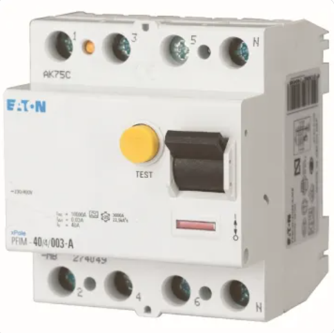 Différentiel EATON - 4P 63A - 30mA - Type A