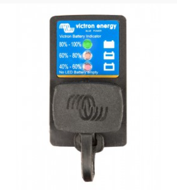 [BPC900110114] Victron Battery Indicator Panel (M8 eyelet connector / 30A ATO fuse)
