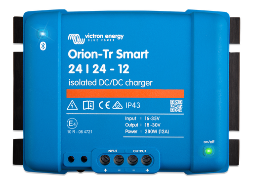 [ORI242428120] Victron Orion-Tr Smart 24/24-12A (280W) Isolated DC-DC charger