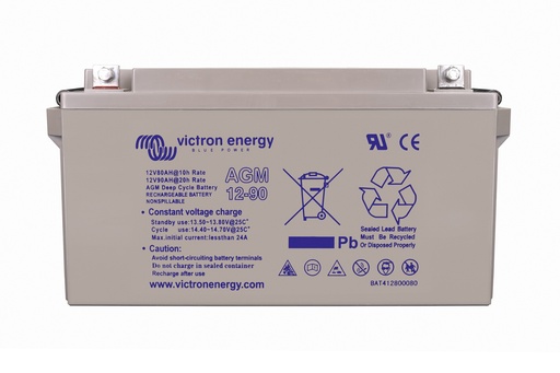 [BAT412800084] Victron 12V/90Ah AGM Deep Cycle Batt.