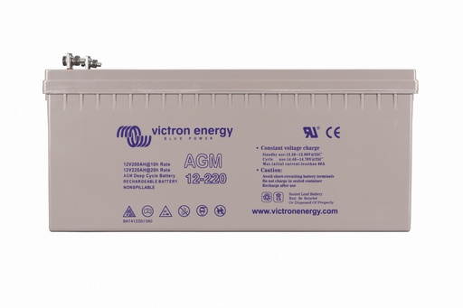 [BAT412201084] Victron 12V/220Ah AGM Deep Cycle Batt.