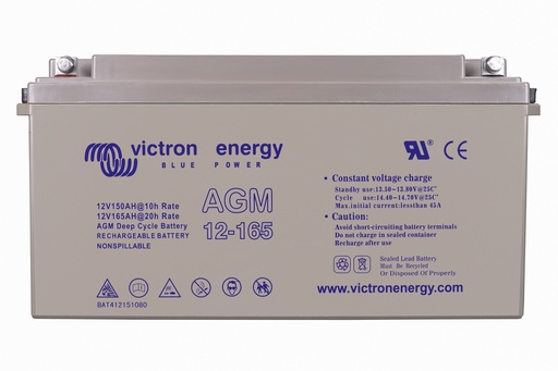 [BAT412151085] Victron 12V/165Ah AGM Deep Cycle Batt. (M8)