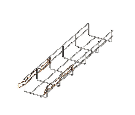 [10ab120] Chemin de cable extérieur 3 mètres click 10 cm (H:5cm, L:3M)