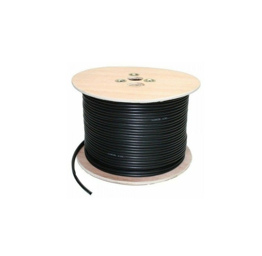 Cable DC - 4mm² noir - 1 M (à la découpe)