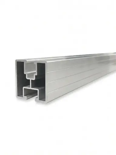 [rai6m] Rail alu gris 6m