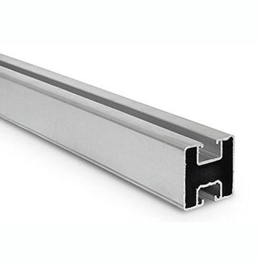 [rai6m] Rail alu gris de 6 mètres de long